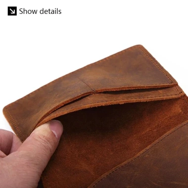 Ví da hộ chiếu vintage nam - Sang trọng, bảo vệ an toàn, chỉ 210.600₫