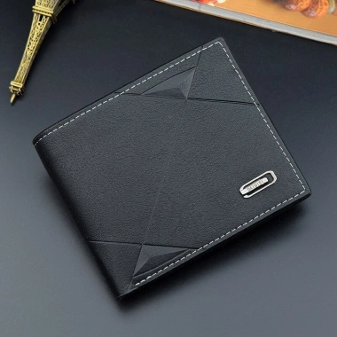 Ví da nam cá tính Bifold sang trọng khắc tên Quà tặng ngày của Cha 90k