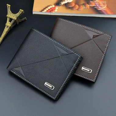 Ví da nam cá tính Bifold sang trọng khắc tên Quà tặng ngày của Cha 90k