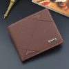 Ví da nam cá tính Bifold sang trọng khắc tên Quà tặng ngày của Cha 90k 10