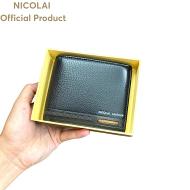 Ví da nam dạng ngang cao cấp full hộp NICOLAI - Giá ưu đãi 270k