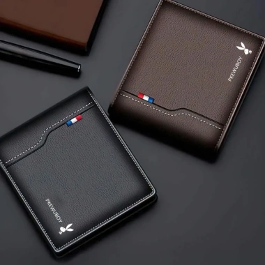 Ví da nam dáng ngang Playboy Auroa - Sang trọng, bền bỉ, giảm giá 38.000đ