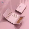 Ví da nam nữ đa năng, ngăn thẻ & tiền xu, dụng cụ sắp xếp tiền di động 8