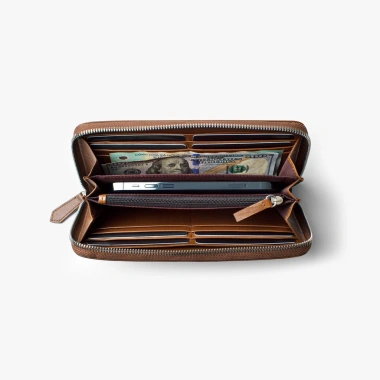 Ví Da NOME Zip Wallet XL Da thật, ngăn zip rộng, giảm 20% chỉ 1.035.000đ 9