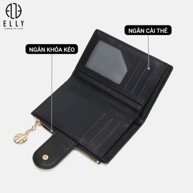 Ví da nữ cầm tay thời trang cao cấp ELLY EVH96 – Giá 599.000đ, giảm từ 748.750đ 7