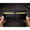 Ví da nữ mini thủ công - Minimalist da bò nhập khẩu màu đen, handmade, giảm còn 200.000đ 4
