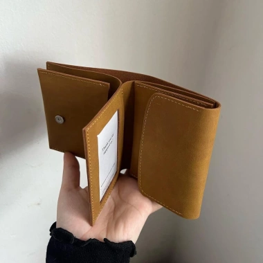 Ví da nữ ngắn Handmade Boxx Wallet da Collection Onetothree giảm giá 305k 2