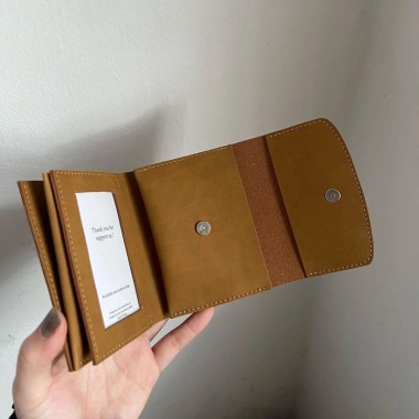 Ví da nữ ngắn Handmade Boxx Wallet da Collection Onetothree giảm giá 305k 4