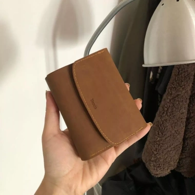 Ví da nữ ngắn Handmade Boxx Wallet da Collection Onetothree giảm giá 305k 10