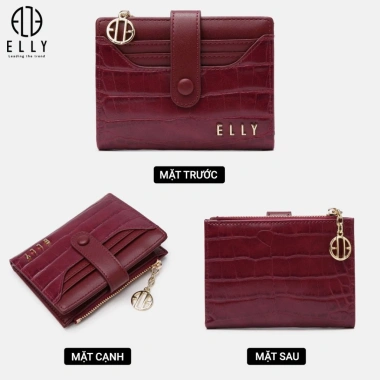 Ví da nữ thời trang ELLY EVH108 - Sang trọng, giảm giá 20%, chỉ 524.250₫ 6