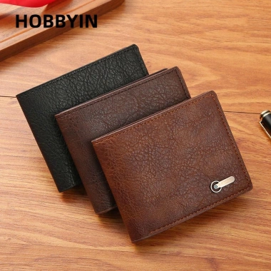 Ví Da PU Nam Cao Cấp HOBBYIN - Ngăn Thẻ Tiện Dụng, Chất Lượng Cao, Giá Giảm 47.520₫