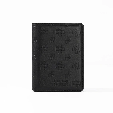 Ví Da PU Nam Monogram Dập Chìm Cao Cấp Thiết Kế Dọc Vertical | MONZI 205.000