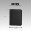 Ví Da PU Nam Monogram Dập Chìm Cao Cấp Thiết Kế Dọc Vertical | MONZI 205.000 9