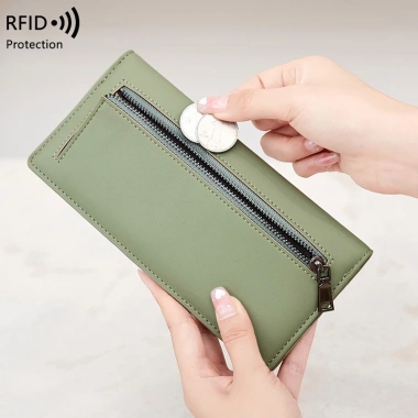 Ví Da PU Siêu Mỏng Chống Trộm Thời Trang Nữ - Giá 185.938₫ Giảm Đến 23 3