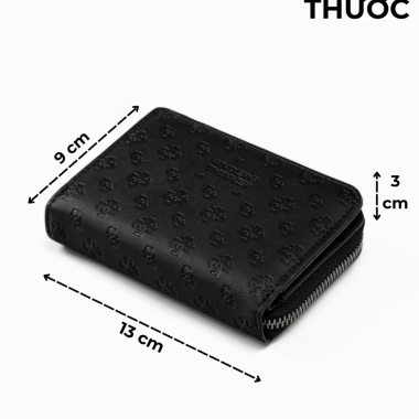 Ví Da PU Unisex RONAN Chống Nước, Nhiều Ngăn Tiện Lợi, Monogram Sang Trọng - Giá 191.795₫ 9
