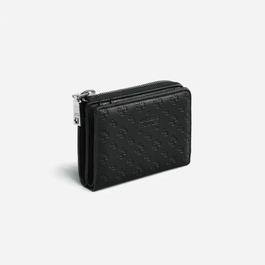 Ví da PU unisex RONAN dập chìm monogram, trượt nước, nhiều ngăn tiền thẻ - 249k