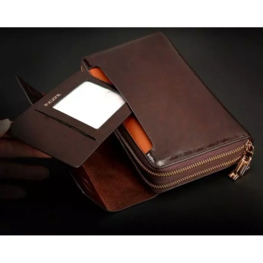 Ví da thật cầm tay P.Kuone – Sang trọng, bền bỉ, giảm 20% chỉ 1.190.000 VND