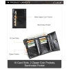 Ví da thật CONTACT'S nữ ngắn - Đựng tiền xu, thẻ RFID, Giá ưu đãi 613.613₫ 7