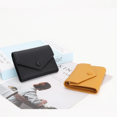 Ví Da Thật Mini Nữ Đựng Tiền Xu Khóa Kéo Gập Thời Trang - Giá 340k
