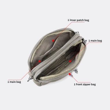 Ví Da Thật Nữ Mini Hai Lớp Dây Kéo - Phong Cách Mới, Chính Hãng, Giá 197k 3