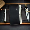 Ví Dài Da Bò Thật Nam Nữ Mino Crafts - Khâu tay, cúc bấm, cao cấp - Giá 300k 9