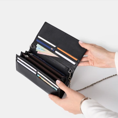 Ví dài nắp nam châm Amber Wallet dây đeo chéo - Giá chỉ 375.000đ, giảm tới 101.250đ 6