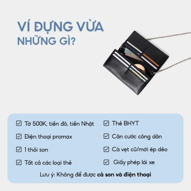 Ví dài nắp nam châm Amber Wallet dây đeo chéo - Giá chỉ 375.000đ, giảm tới 101.250đ 8