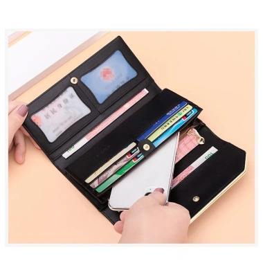 Ví dài nữ da thật, dung tích lớn đa năng đựng thẻ tiền xu - chỉ 340.162₫ 3