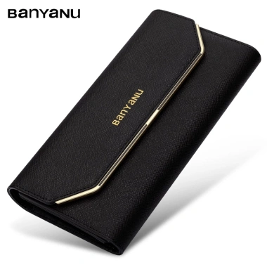 Ví dài nữ da thật, dung tích lớn đa năng đựng thẻ tiền xu - chỉ 340.162₫ 5