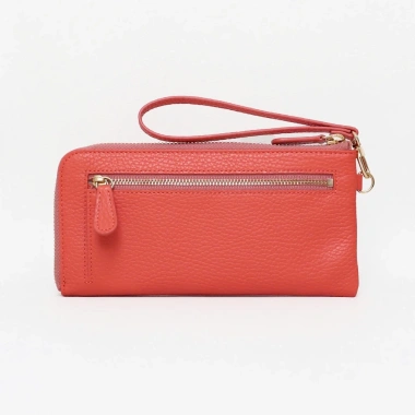 Ví Dài Nữ Khóa Kéo Da Bò Thật Pink Ohara - Thiết Kế Sang Trọng, Giá chỉ 820.000₫