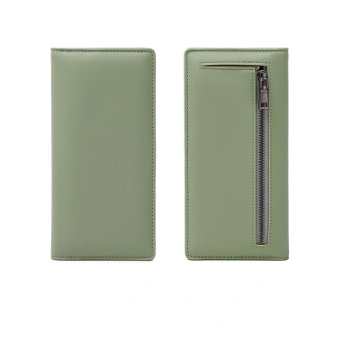 Ví dài RFID nữ PU sang trọng, ngăn tiền xu và thẻ, giảm giá 18.5k 7