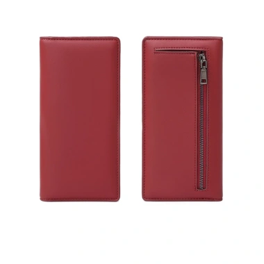 Ví dài RFID nữ PU sang trọng, ngăn tiền xu và thẻ, giảm giá 18.5k 10