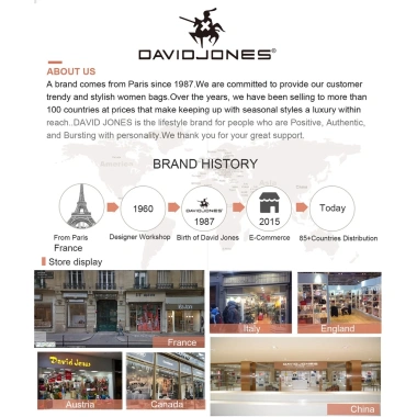 Ví DAVID JONES dáng dài họa tiết thời trang giảm còn 264.000đ, giá gốc 330.000đ 2
