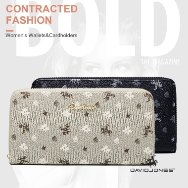 Ví DAVID JONES dáng dài họa tiết thời trang giảm còn 264.000đ, giá gốc 330.000đ 3