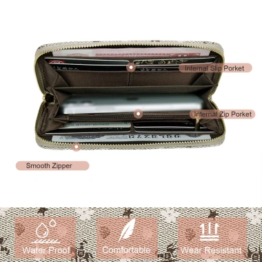 Ví DAVID JONES dáng dài họa tiết thời trang giảm còn 264.000đ, giá gốc 330.000đ 9