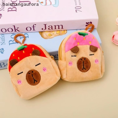 Ví Dây Kéo Capybara Kawaii – Túi Bảo Quản Tiền, Son, Tai Nghe Dễ Thương, 41.288₫
