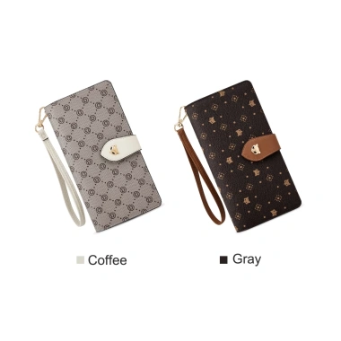 Ví dây kéo dài nữ FOXER bền bỉ, phong cách hiện đại, giá 409.500 VND - quà tặng