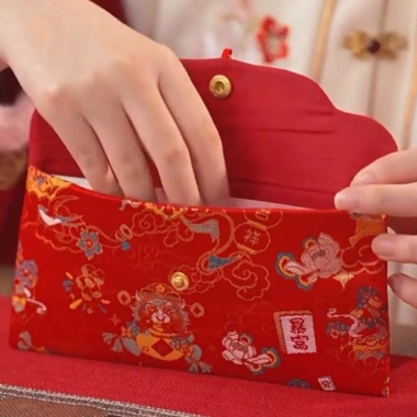Ví đỏ Tết Nguyên Đán SJJL - Túi tiền trẻ em thêu thổ cẩm polyester, quà tặng Thần tài mùa xuân, giảm còn 140,140₫ 4 Ví đỏ Tết Nguyên Đán SJJL - Túi tiền trẻ em thêu thổ cẩm polyester, quà tặng Thần tài mùa xuân, giảm còn 140,140₫ 4