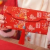 Ví đỏ Tết Nguyên Đán SJJL - Túi tiền trẻ em thêu thổ cẩm polyester, quà tặng Thần tài mùa xuân, giảm còn 140,140₫ 8