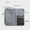 Ví du lịch UUMIR hộp đựng hộ chiếu gia đình dung tích lớn, chống trộm RFID chặn thẻ ID, màu trơn 8