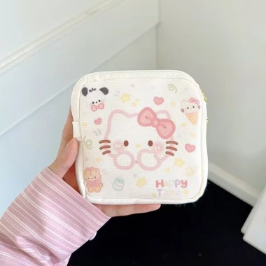 Ví Đựng Băng Vệ Sinh Mini Nữ Sinh Wanhy - Túi Kéo Khóa Nhỏ Gọn, Giá 23.900₫ 2