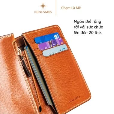 Ví đứng da veg Tochigi phong cách Nhật Bản Chalames 6 màu thời trang giảm giá giá ưu đãi 1.460.674 6