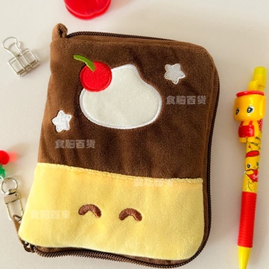 Ví đựng hộ chiếu Pudding dễ thương – Túi vải bông cho thẻ, hộ chiếu du lịch