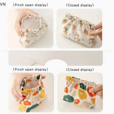 Ví đựng mỹ phẩm, chìa khóa, tiền xu chống nước - Họa tiết dễ thương, giá 41.688 VND 6 Ví đựng mỹ phẩm, chìa khóa, tiền xu chống nước - Họa tiết dễ thương, giá 41.688 VND 6