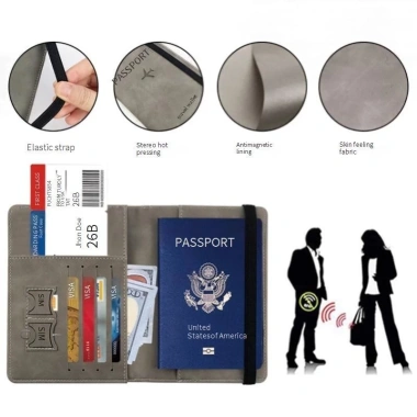 Ví Đựng Passport Nam Nữ Chống Thấm Nhiều Ngăn Thẻ Visa - Giá chỉ 58k Giao Hàng 24H 7