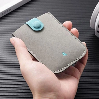 Ví đựng thẻ che giấu đa lớp OLVIDO da PU, hộp ID kéo 4 ngăn mỏng nam - chỉ 76.680₫