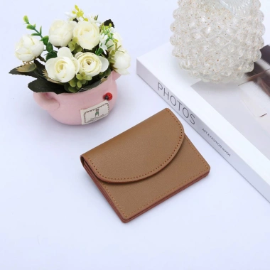 Ví đựng thẻ ngắn khóa kéo màu trơn cho nữ - Đựng tiền xu tiện lợi, giá 51.367₫, giao hàng địa phương
