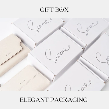 Ví đựng tiền nữ cầm tay SEEME Nancy Wallet hình chữ nhật - Chỉ 210.000₫, giảm 46.200₫ 9