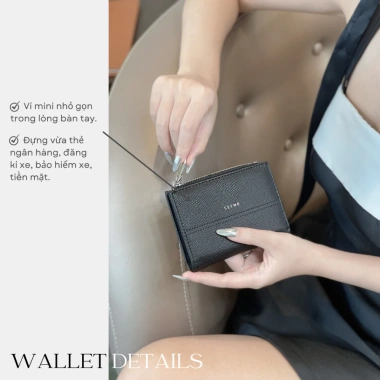 Ví đựng tiền nữ SEEME Lace dáng ngắn - Giá chỉ 189.000, giảm mạnh từ 245.700