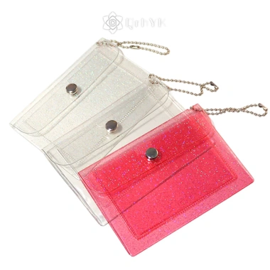Ví đựng tiền trong suốt PVC Qrhyk cho bé gái - Thiết kế dễ thương, nhỏ gọn, chứa thẻ ID, giảm còn 22.572₫